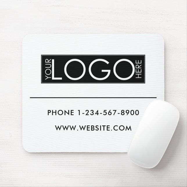 Professional Business Logo Contact Details Simple Musmatta (Med mus)