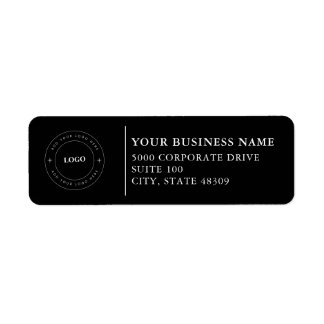  Professional Business Logo  Return Address Label Returadress Etikett