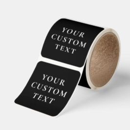 Professional Business Square Product Packaging  Fyrkantigt Klistermärke