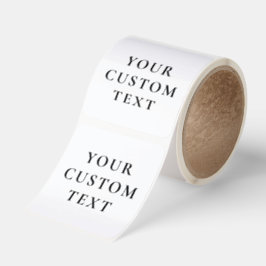 Professional Business Square Product Packaging  Fyrkantigt Klistermärke