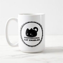 Professional Cat Enabler Kaffemugg