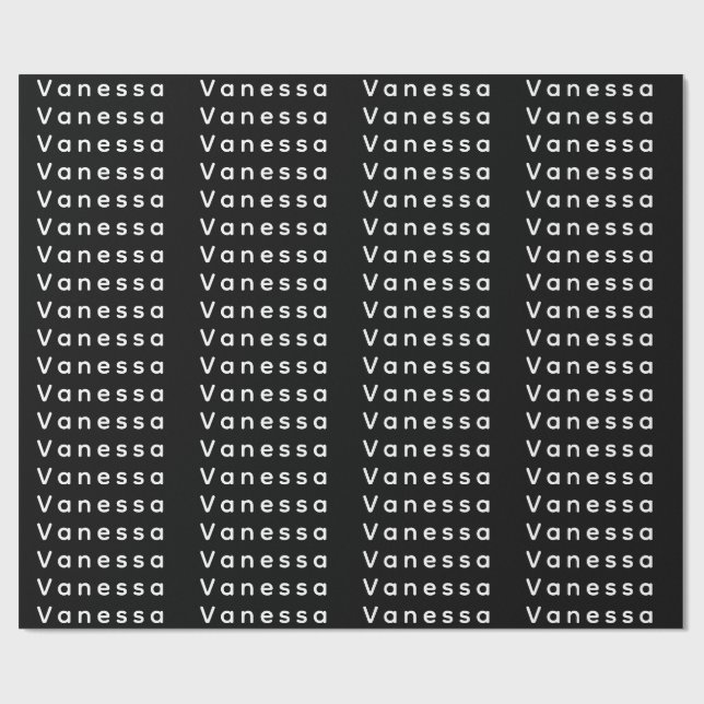 Professional classical plain name custom black presentpapper (Platt)