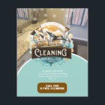 Professional Cleaning Services Logo Flygblad<br><div class="desc">Professional Business Flyers with Cleaning Photo Replace</div>