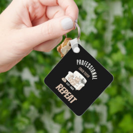 Professional Couch Tester – Cozy Paws Collection Nyckelring