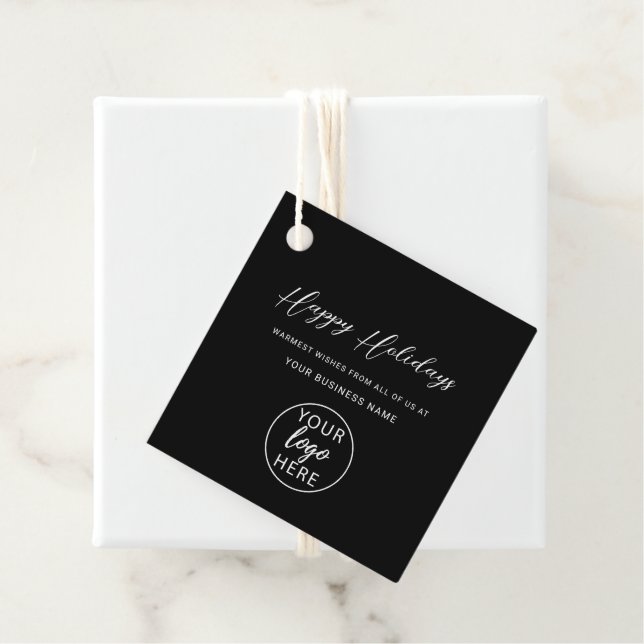Professional Custom Business Logo Christmas Gåvor Etiketter (På plats)