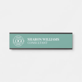 Professional Custom Business Logo Job Title Teal