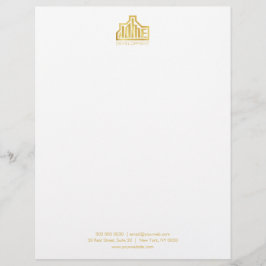 Professional Customizable Business Letterhead Brevhuvud