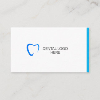Professional Dentist Business Presentation Card Visitkort