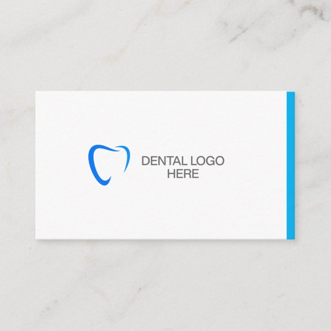 Professional Dentist Business Presentation Card Visitkort (Framsida)