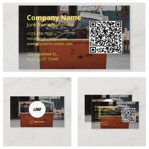 Professional Design Skrotborttagning Logotyp Visitkort