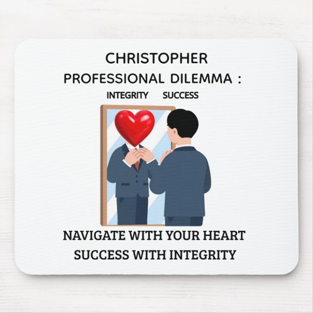 Professional Dilemma Personalized Office Mousepad  Musmatta (Framsidan)