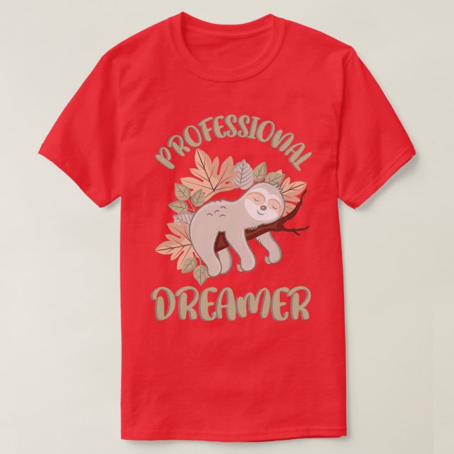 Professional dreamer t shirt (Design framsida)