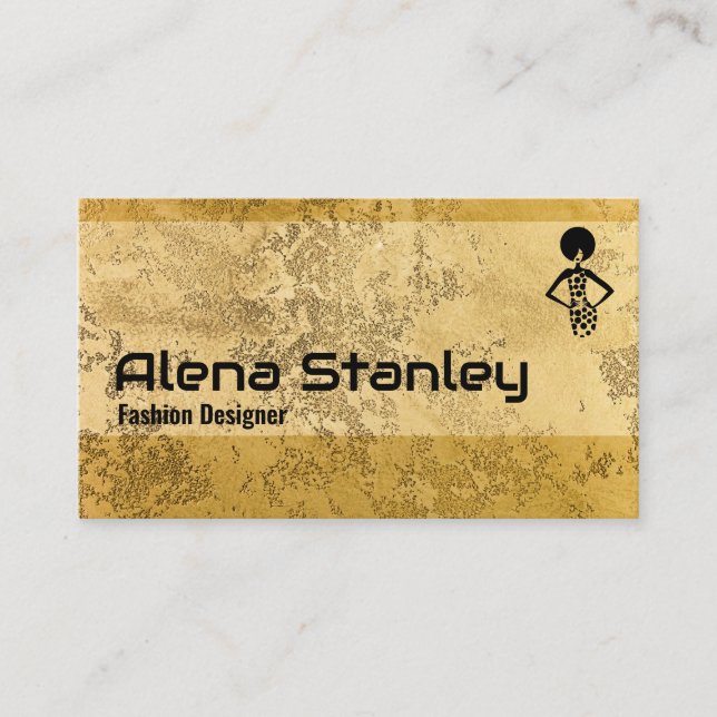 Professional Gold Classy Visitkort (Framsida)