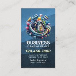 Professional House Cleaning Service Housekeeping Visitkort