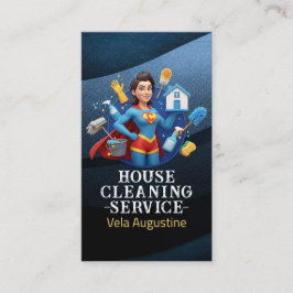 Professional House Cleaning Service Housekeeping Visitkort
