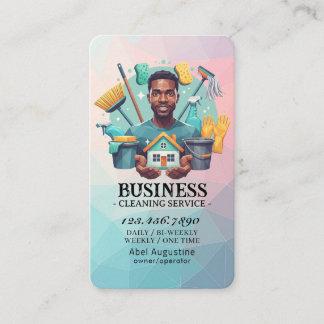 Professional House Cleaning Service Housekeeping Visitkort