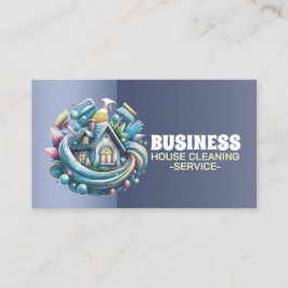 Professional House Cleaning Service Housekeeping Visitkort