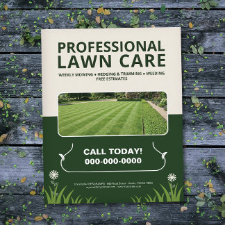 Professional Lawn Care Flygblad