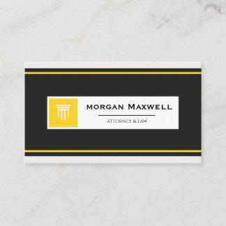 Professional Lawyer Business Card | Attorney  Visitkort