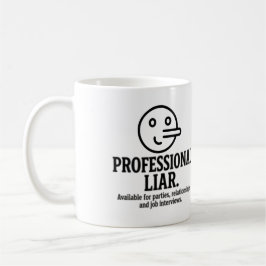 Professional Liar For Parties, Relationships & Job Kaffemugg