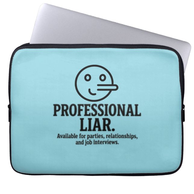 Professional Liar For Parties, Relationships & Job Laptop Fodral (Framsidan)