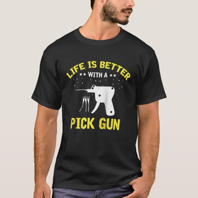 Professional Locksmith for an Loscksmith Pick Work T Shirt (Framsida)