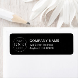 Professional Logo Business Modern Return Address Returadress Etikett