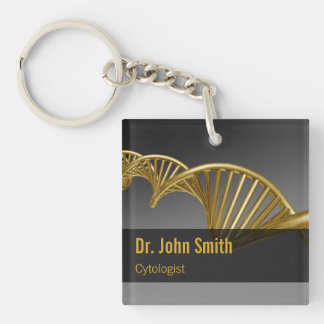 Professional Medical Luxury Gold DNA Strand