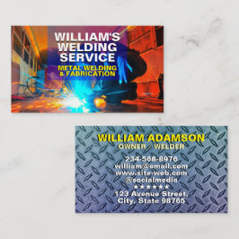 Professional Metal Fabrication & Welding Visitkort
