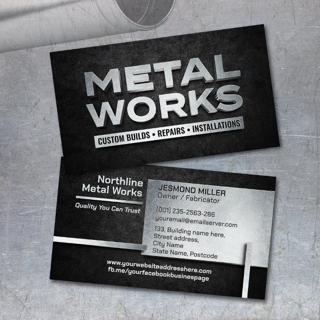 Professional Metal Works  - Metal Fabrication Visitkort (Skapare uppladdad)
