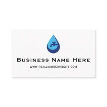Professional Minimalist Plumber Business Card