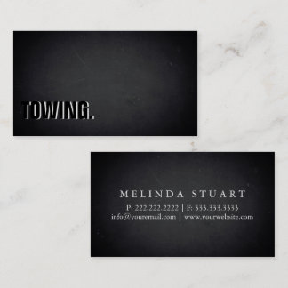 Professional Modern Blackboard Out Towing Visitkort