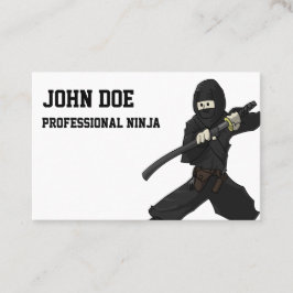 Professional Ninja Visitenkarte Visitkort