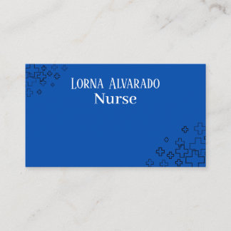 Professional Nurse Business Card Template Visitkort
