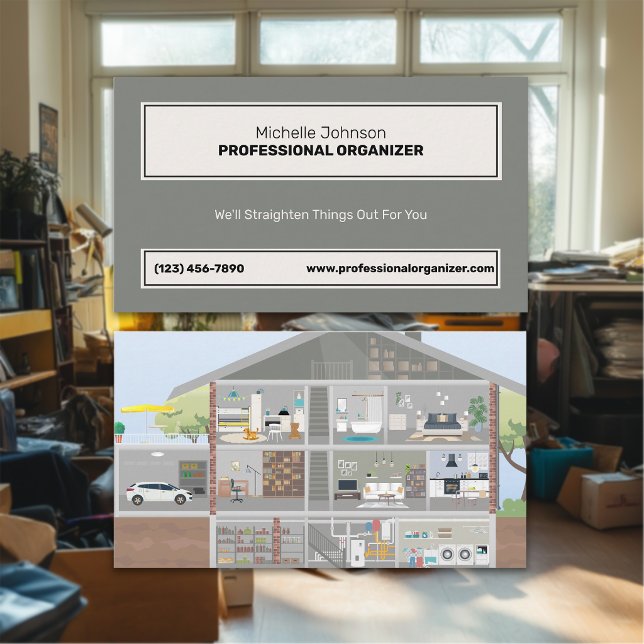 Professional Organizer Visitkort (Skapare uppladdad)