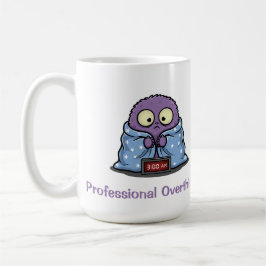 Professional Overthinker Monster Fun Kaffemugg