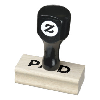 Professional PAID Wood Art Rubber Stamp for Stämpel