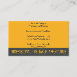 Professional Painter Business Card Visitkort