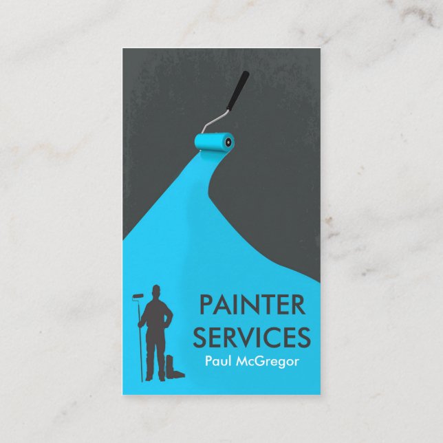 Professional Painter Business Card Visitkort (Baksida)