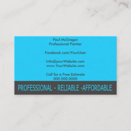 Professional Painter Business Card Visitkort