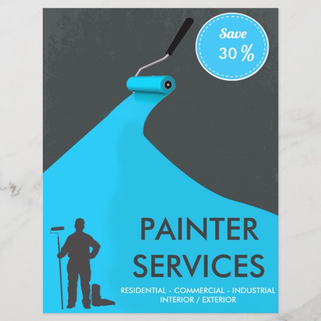 Professional Painter Discount Flyer (Framsidan)