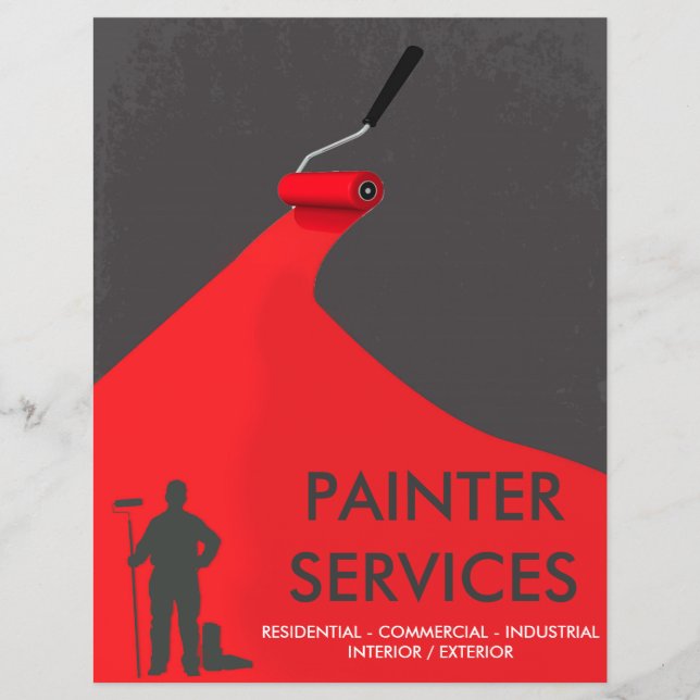 Professional Painter Flyer (Framsidan)