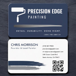 Professional Painter QR Code Visitkort
