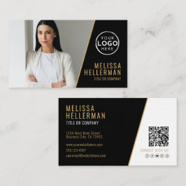 Professional Photo QR Code Company Your Logo Visitkort