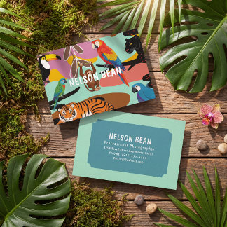 Professional photographer bold chic visitkort