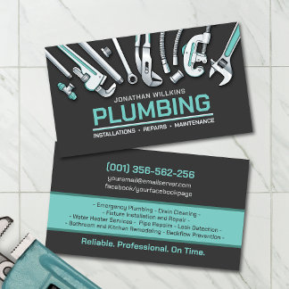 Professional Plumbing Services  Visitkort
