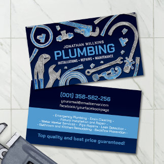 Professional Plumbing Services  Visitkort