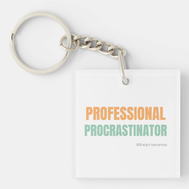 "Professional Procrastinator" Witty Typography (Framsidan)