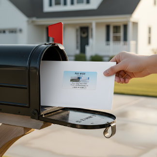 Professional Residential Pressure Washing Split Adressetikett