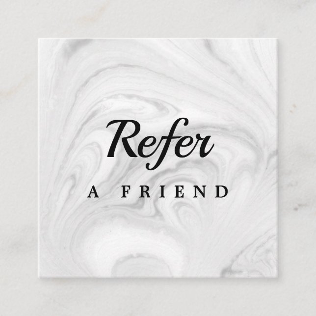 Professional Salon & Spa Referral Card | Editable  Rabattkort (Framsida)